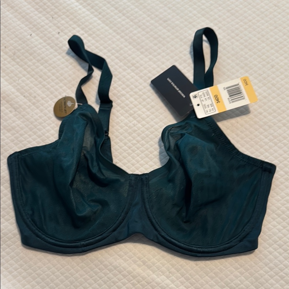 Elegant Dark Green Bra